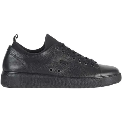 Barbour International Hailwood Sneakers in Black Nubuck
