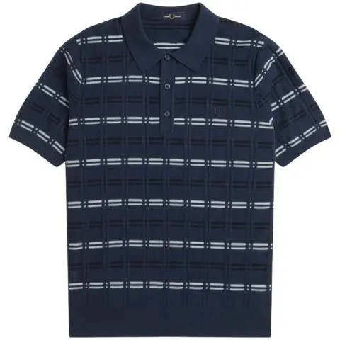 トップス Ray BEAMS FRED PERRY / RIB KNITTED SHIRT Ray BEAMS（レイ ビームス）【別注】FRED PERRY / リブ ニット シャツ