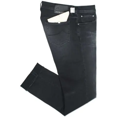Jacob Cohen J688 Comfort Tailored Jeans in Black for Men