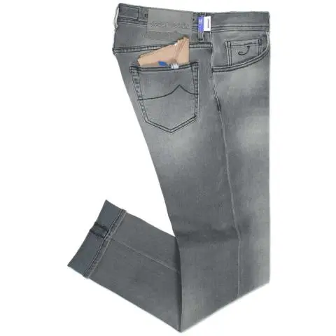 Jacob Cohen Nick Slim Jeans in Grey for Men