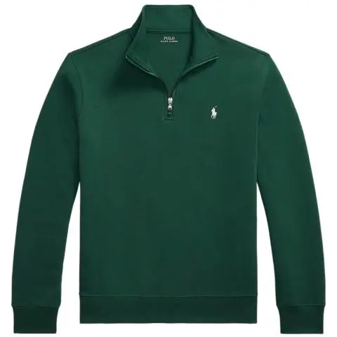 Polo Ralph Lauren Double Knit Half Zip Pullover in Vintage P