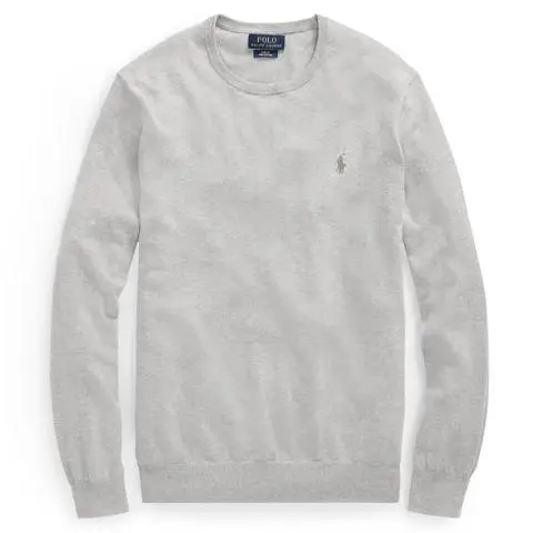 Polo Ralph Lauren Slim Fit Cotton Sweater in Andover Heather