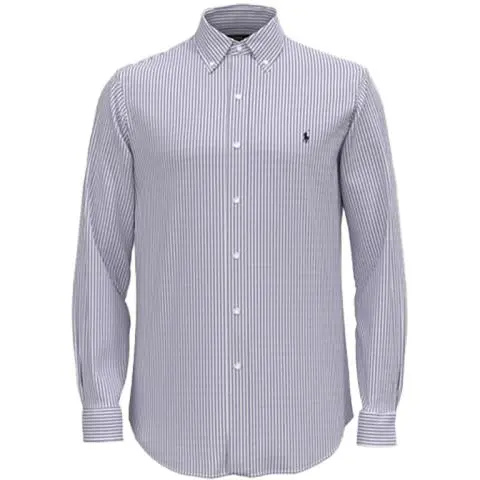 Polo Ralph Lauren Slim fit Oxford shirt in Lavender / White