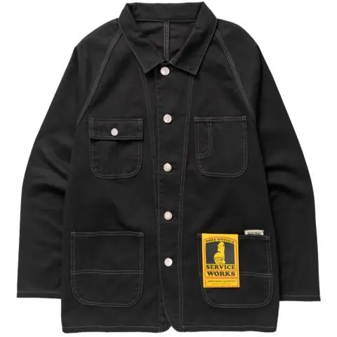 Service Works Coverhall 2 Jacket in Black for Men