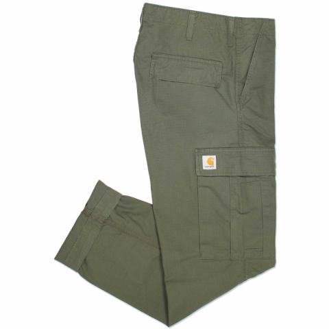 Carhartt WIP Regular Cargo Pants in Cypress Rinsed for Men