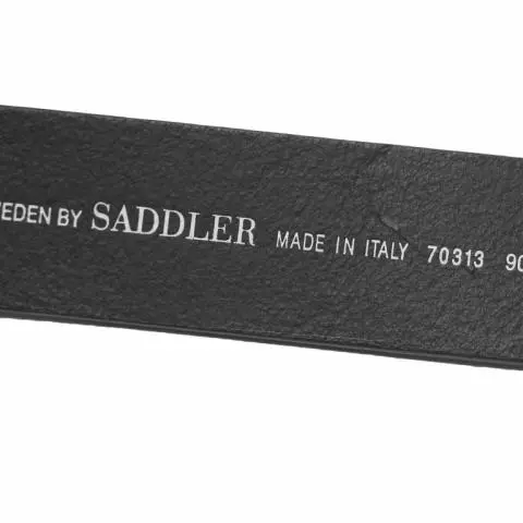 Saddler Ebeltoft Leather Belt in Black for Men