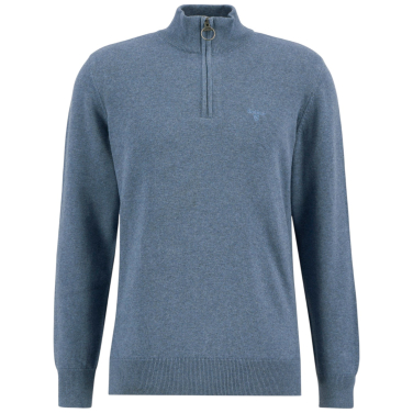 Cotton Half Zip Jumper
