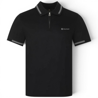 Graph Zip Polo Shirt