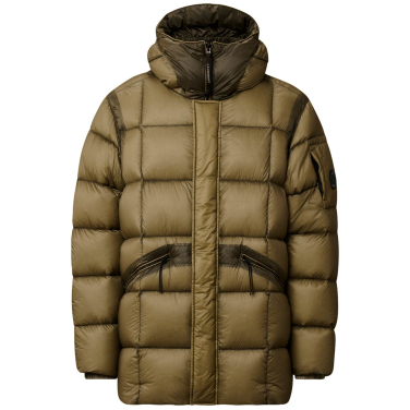 DD Shell Long Hooded Down Jacket