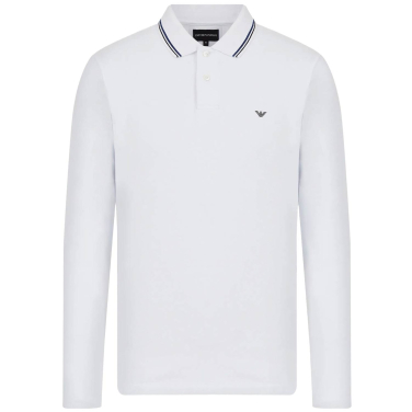 Long Sleeve Stretch Polo Shirt