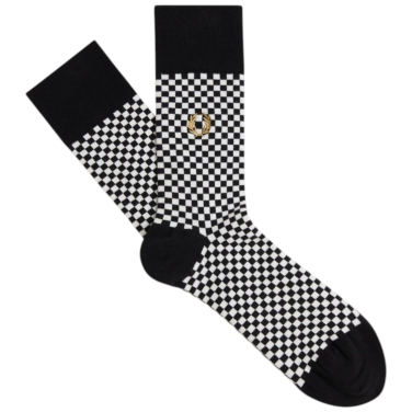 Micro Chequerboard Sock