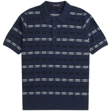 Striped Rib Knitted Shirt