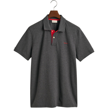 Contrast Pique Polo Shirt