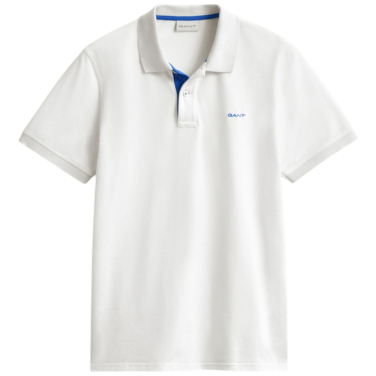 Contrast Pique Polo Shirt