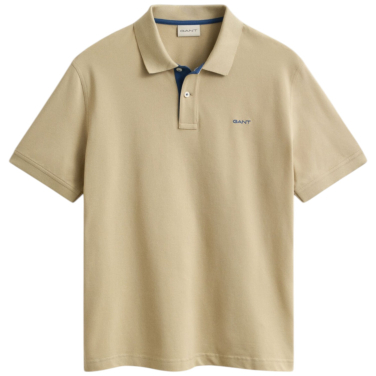 Contrast Pique Polo Shirt