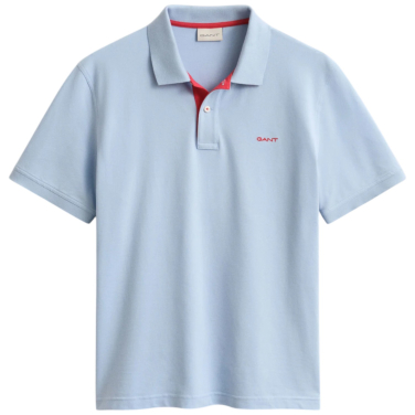 Contrast Pique Polo Shirt