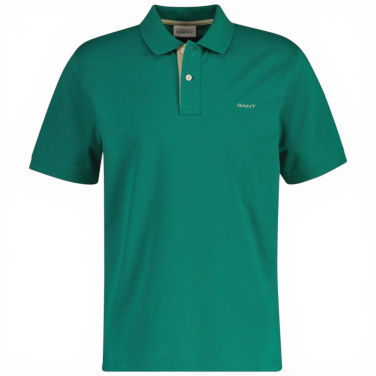 Contrast Pique Polo Shirt
