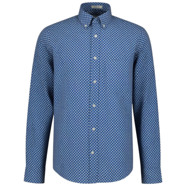 Cotton Linen Print Shirt
