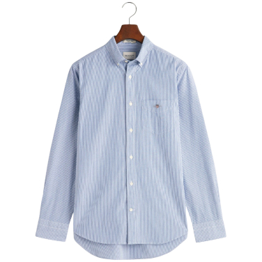 Regular Banker Stripe Poplin Shirt