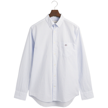 Regular Gingham Poplin Shirt