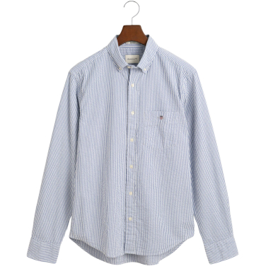 Regular Striped Seersucker Shirt