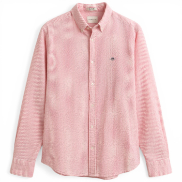 Regular Striped Seersucker Shirt
