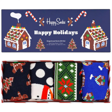 Gingerbead Cookies 4-Pack Socks