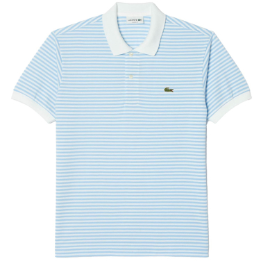 Striped Cotton Polo Shirt