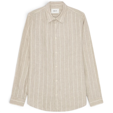 Enzo Classic Collar Linen Shirt