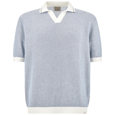 Open Collar Polo Shirt