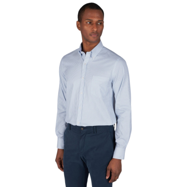 Soffio Cotton Striped Oxford Shirt