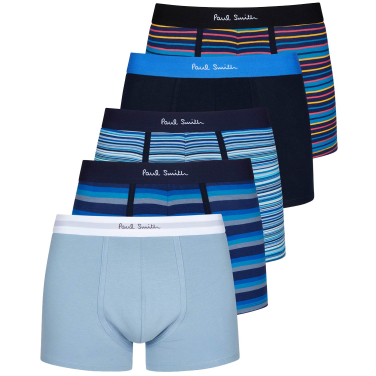 5-Pack Stripe Plain Boxer Briefs