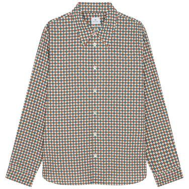 Casual Fit Geo Tile Shirt