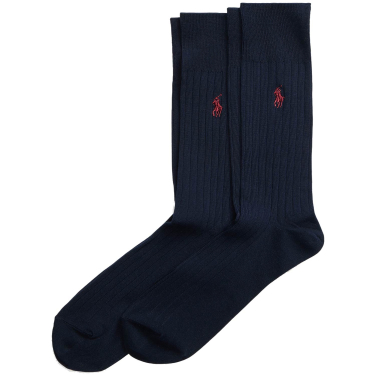 2-Pack Rib-Knit Trouser Socks
