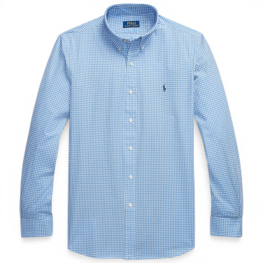 Custom Fit Stretch Check Shirt