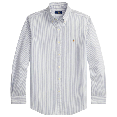 Custom Fit Striped Oxford Shirt