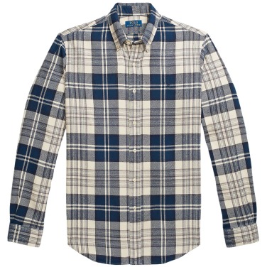 Custom Plaid Brushed Flannel Shirt