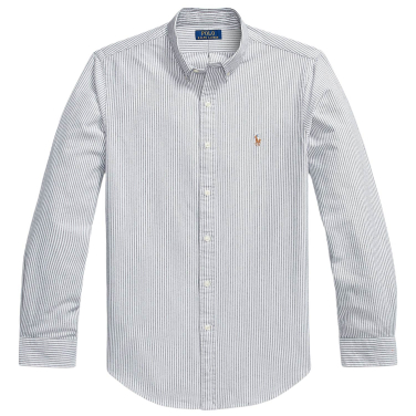 Slim Fit Striped Oxford Shirt