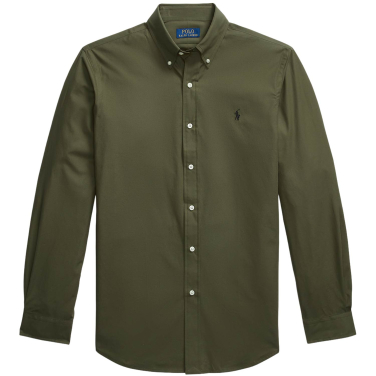 Custom Fit Stretch Poplin Shirt