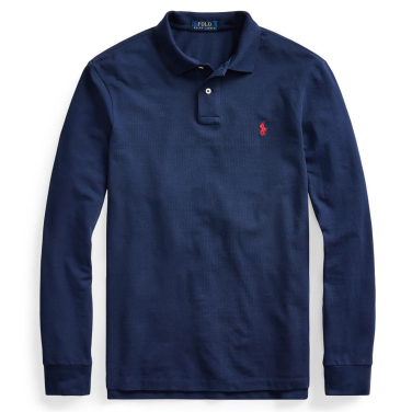 Custom Slim Fit Mesh Polo Shirt