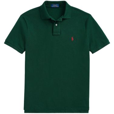 Custom Slim Fit Mesh Polo Shirt