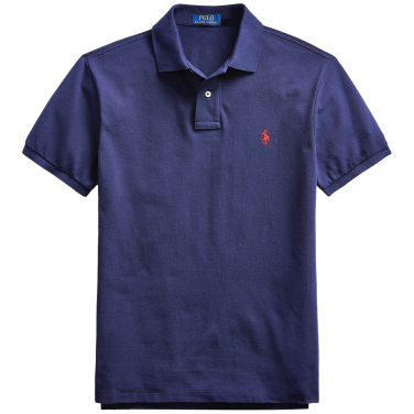 Slim Fit Mesh Polo Shirt