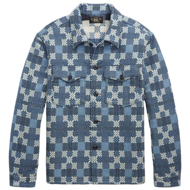 Patterned Jacquard Overshirt