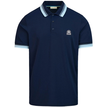 Gradient Rib Polo Shirt