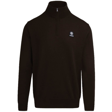 Merino Quarter Zip Knitted Jumper