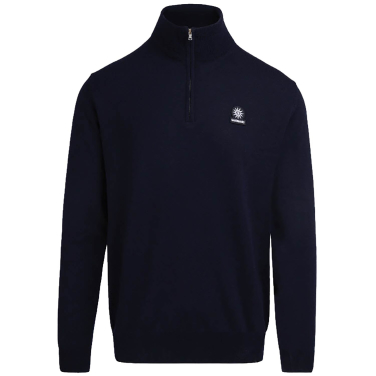 Merino Quarter Zip Knitted Jumper