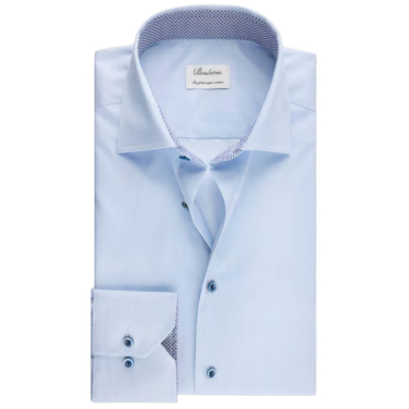 Fitted Contrast Twill Shirt