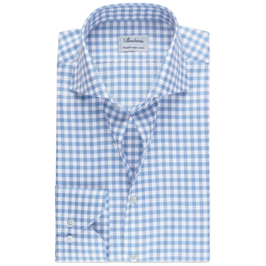 Slimline Gingham Checked Shirt