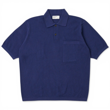 Fine Texture Tricot Knit Polo