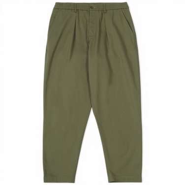 Twill Pleated Track Pants